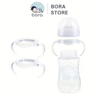 Tay cầm bình sữa Av cổ rộng (màu trắng)