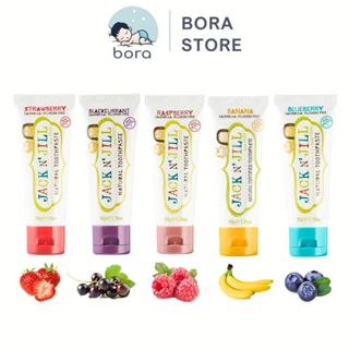 Kem đánh răng cho bé hữu cơ Jack N' Jill Úc Organic chính hãng, cho bé trên 6 tháng, có thể nuốt