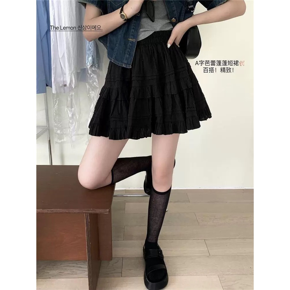 Chân Váy Ngắn Xoè Tầng Chấm Bi Xếp Ly 2 Màu Mặc Đi Chơi, Đi Du Lịch, Labibi | BigBuy360 - bigbuy360.vn