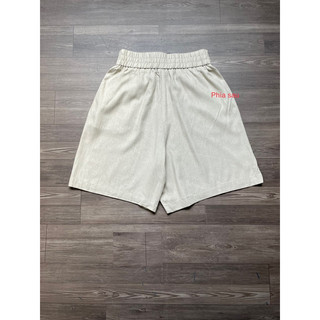 Quần short linen lưng thun