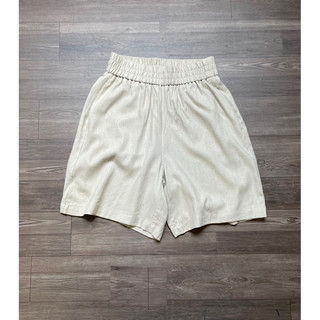 Quần short linen lưng thun