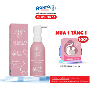 Sữa ngừa rạn da, dưỡng ẩm sâu Happy Event Anti-Stretch Mark Lotion 125g