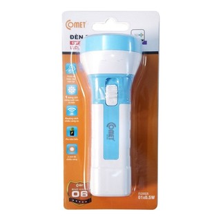 [Vào LIVE - Hỏa tốc HCM và HN]  Đèn pin sạc LED Comet CRT346 - siêu sáng, nhỏ gọn - Bảo hành 6 tháng