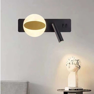 Đèn rọi đọc sách , đèn ngủ LED MONSKY VERA gắn tường trang trí nội thất sang trọng 2 công tắc 2 đèn riêng biệt