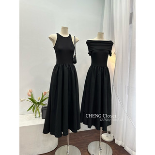 váy maxi trễ vai LL