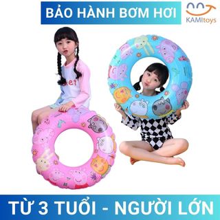 Phao bơi cho bé tập bơi hình Tròn (Cho Trẻ em và Người lớn) mã 50059