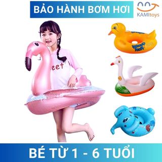 Phao bơi cho bé kiểu xỏ chân hoặc ngồi trên nước (1-6 tuổi) hình Thú dễ thương mã 50055
