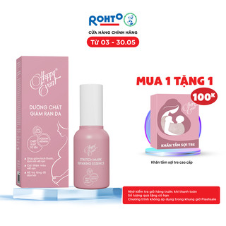 Serum mờ rạn da và cấp ẩm chuyên sâu Happy Event Stretch Mark Repairing Essence 40g