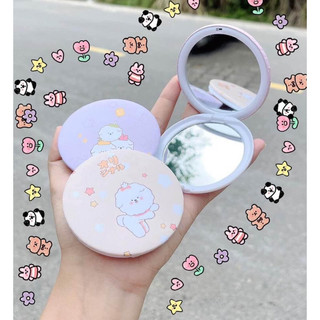 Gương Tròn Trang Điểm Cầm Tay Mini Hàn Quốc
