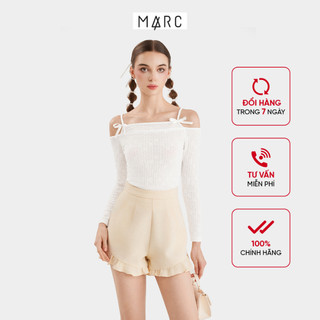 Quần Short Kiểu Nữ MARC FASHION 2 Túi Lai Phối Bèo - FASH030724