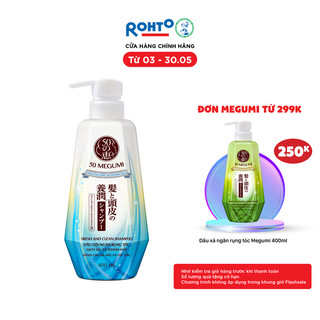 Dầu gội ngăn rụng tóc sạch sâu thanh mát 50 Megumi Fresh & Clean Shampoo 400ml