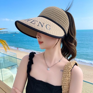 Mũ Chống Nắng Đi Biển Mũ Chống Nắng Dệt Kim Hở CHóp Hàng Mói năm 2024