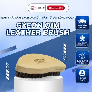 Bàn chải gyeon q²m leather brush làm sạch bề mặt da nội thất ô tô hiệu quả