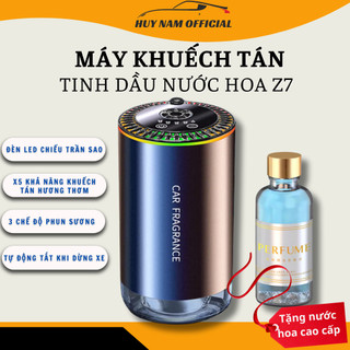  Máy Khuếch Tán Nước Hoa Tinh Dầu Ô Tô Tự Động - Hương Thơm Cao Cấp - Phun Thông Minh Đèn LED Trần Sao 