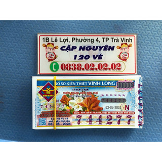 Bảng vé số-In cố định (Vui lòng gửi thông tin cho shop)