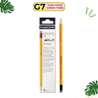 Hộp (12chiếc) bút chì Staedtler 134, bút chì đức dùng cho học sinh văn phòng 2B HB