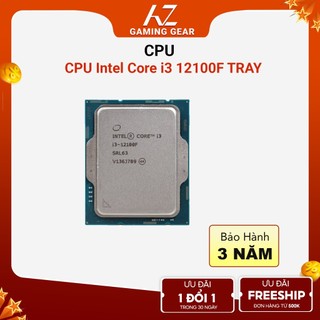 Cpu intel core i3 12100f tray new