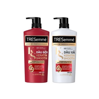 Dầu Gội Tresemmé Keratin Smooth Tinh Dầu Argan & Keratin Vào Nếp Suôn Mượt 640g