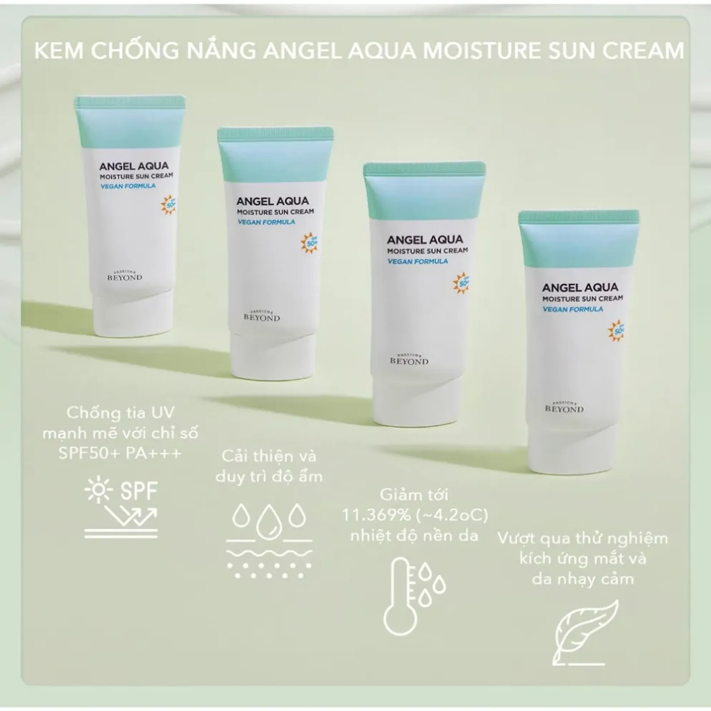 Kem Chống Nắng Beyond Angel Aqua Moisture Sun Cream 50ml