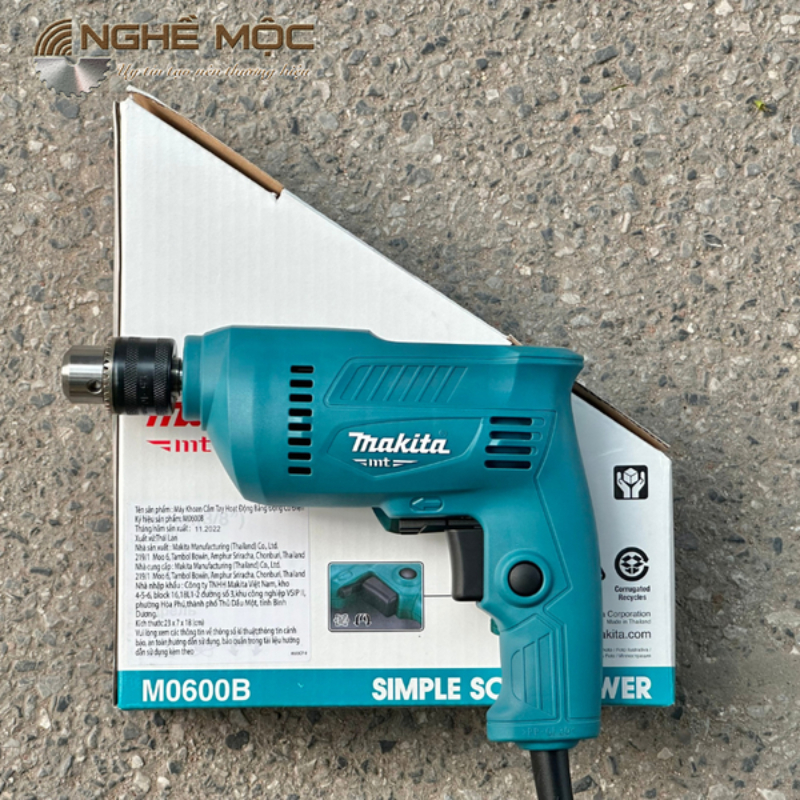 Máy khoan Makita M0600B (10mm) Chính hãng