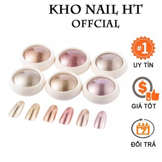 Set hũ bột tráng gương 6 màu sáng lung linh trang trí cho móng