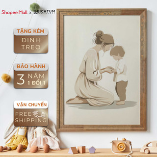 Tranh treo tường canvas tráng gương cao cấp của REICHTUM - Treo phòng khách/ Nhà ngủ/ Decor/ Chất liệu siêu bền