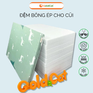 [SỈ-LẺ]Đệm Cũi Cho Bé Sơ Sinh GOLDCAT Dày 5cm Giúp Bé Ngủ Ngon Và Phát Triển Xương Toàn Diện, Kích Thước Đa Dạng