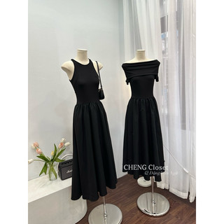 váy maxi trễ vai LL