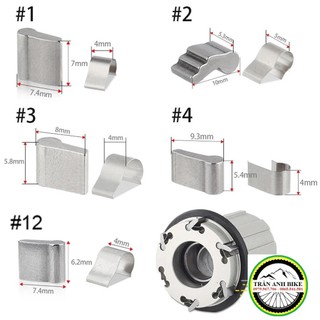 Bộ 6 Pawl cóc lò xo cho cối líp Freehub xe đạp