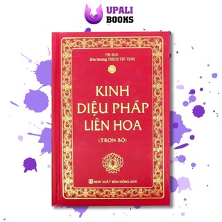 Sách - kinh diệu pháp liên hoa - bìa cứng - upali books