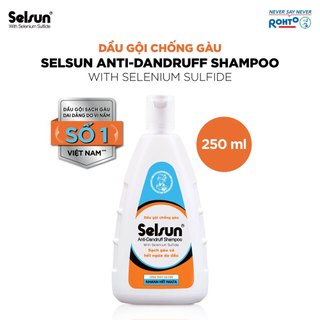 Dầu gội Selsun chống gàu, sạch gàu & hết ngứa da đầu Selsun Anti-Dandruff Shampoo 250ml