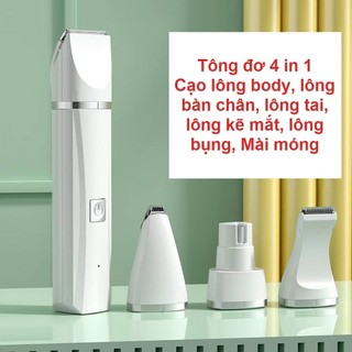 TÔNG ĐƠ CẠO LÔNG CHO CHÓ MÈO 4 TRONG 1