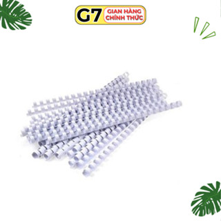 1 Hộp gáy xoắn lò xo nhựa các cỡ, gáy xoắn đóng sổ đủ size