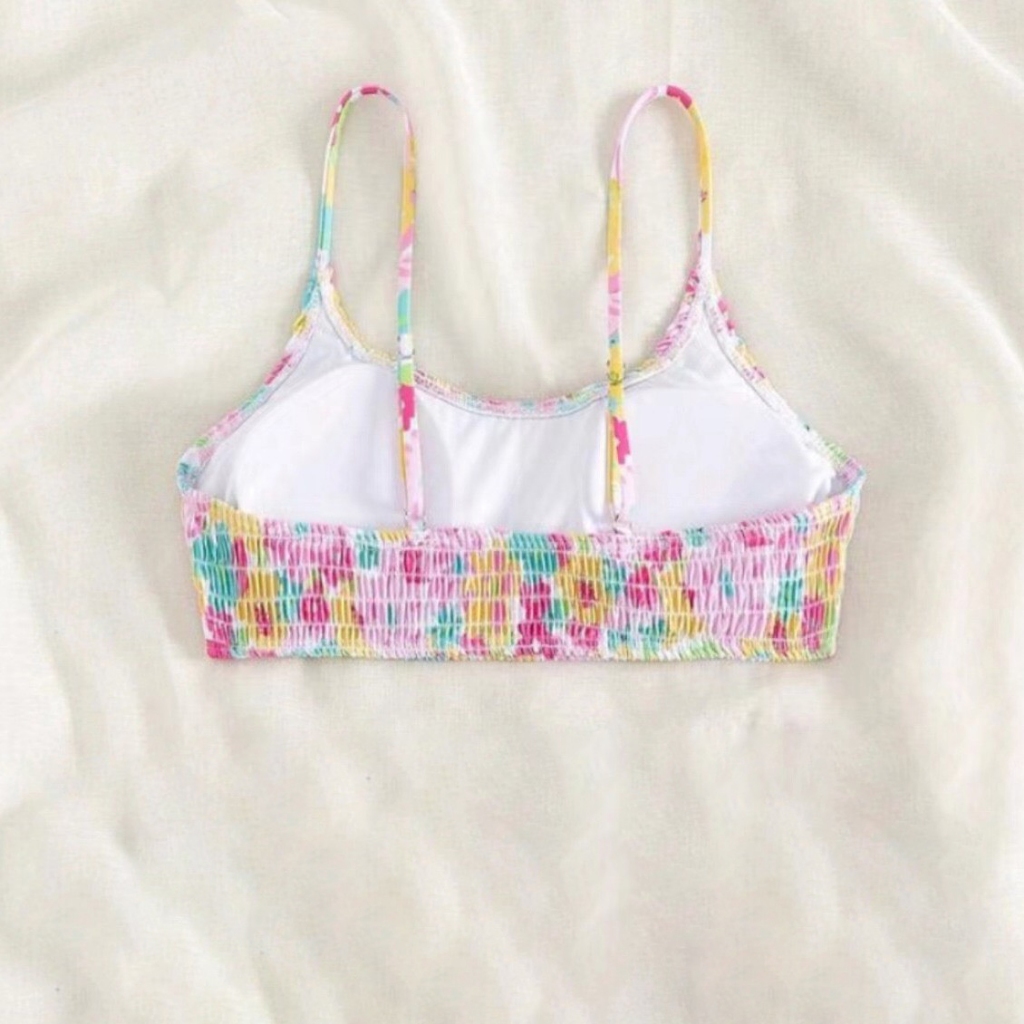 [CÓ SẴN] Top Bikini lẻ áo in hình Hoa Đa Sắc rực rỡ có mút lót Áo bơi Áo tắm đi biển 🌺 Freeship | BigBuy360 - bigbuy360.vn