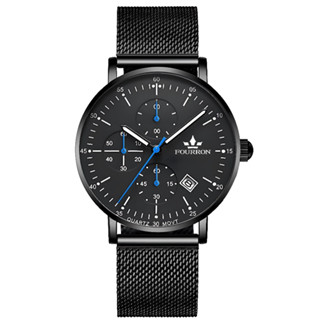 Đồng hồ nam Fourron F724 dây thép mành kim dạ quang lịch ngày thiết kế sang trọng và lịch lãm