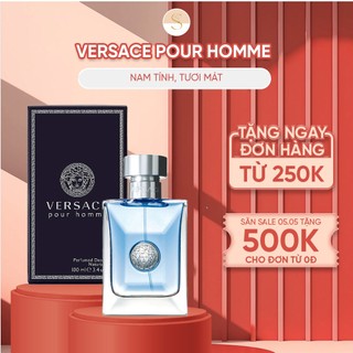 Nước hoa nam Versace Pour Home 100ml - Dầu thơm mùa hè lưu hương lâu hương gỗ nồng nàn mạnh mẽ đầy lịch lãm - Shin Store