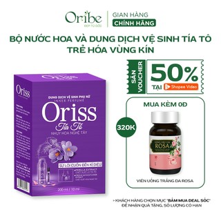 Combo dung dịch vệ sinh nữ Oriss tía tô 200ml và nước hoa vùng kín nữ Oriss 10ml