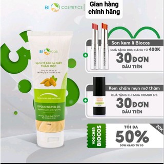 Tẩy tế bào da chết biocos thảo mộc, dưỡng ẩm mềm mịn da 100gr