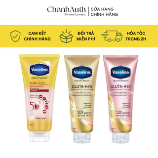 Kem chống nắng body Vaseline 50X SPF 50 PA++Thái Lan mẫu mới nhất bật tone da hồng hào 300ml, Kcn Vaseline body thái