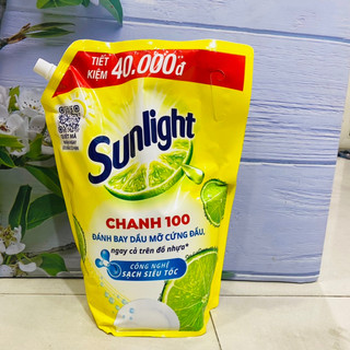 NƯỚC RỬA CHÉN SUNLIGHT TÚI CHANH 3.5Kg (size khủng mới)