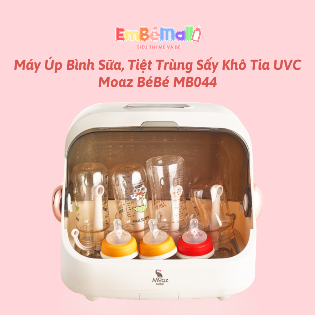 Máy Úp Bình Sữa, Tiệt Trùng Sấy Khô Tia UVC Moaz BéBé MB044