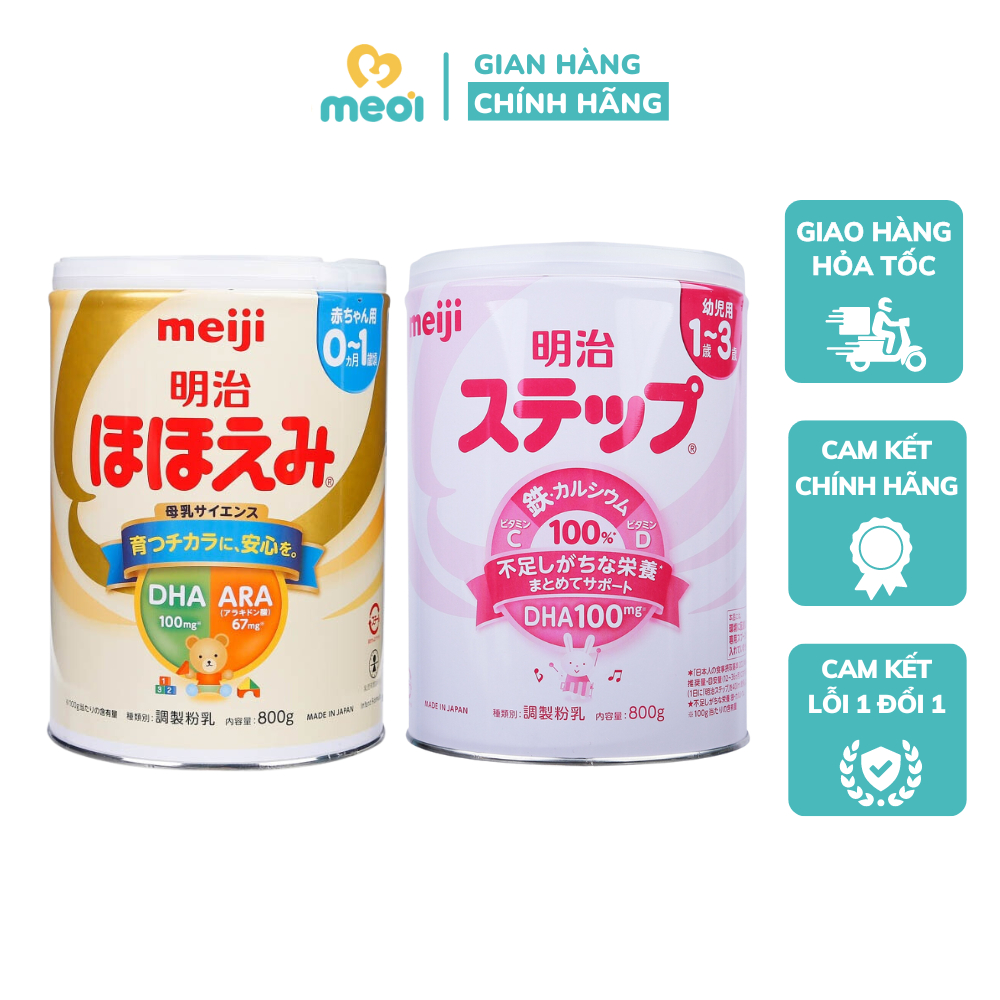 Sữa Meiji nội địa Nhật số 0, số 9 cho bé chính hãng