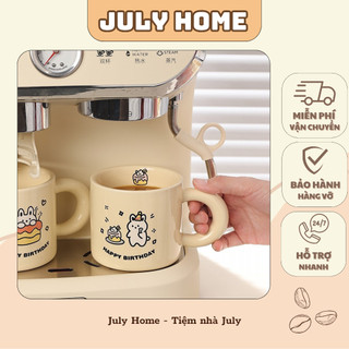 [CỐC SINH NHẬT] Quà tặng cốc sứ sinh nhật có quai dễ thương hình thỏ, bánh sinh nhật thích hợp làm quà tặng sinh nhật