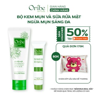 Combo Tẩy Tế Bào Chết Ngừa Mụn Oribe Dưỡng Trắng Da Làm Sạch Và Thu Nhỏ Lỗ Chân Lông Làm Mờ Thâm Mờ Sẹo - 2 tuýp
