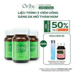 Combo 3 Hộp Viên Uống Đẹp Da, Mờ Nám, Chống Lão Hóa Oribe