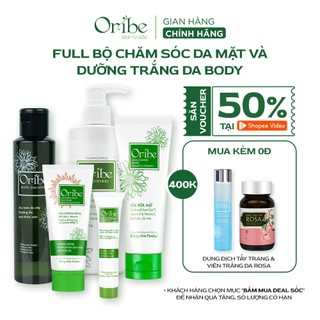 Bộ Chăm Sóc Da Cơ Bản, Sạch sâu, Ngừa mụn, Trắng Sáng Toàn Diện Oribe