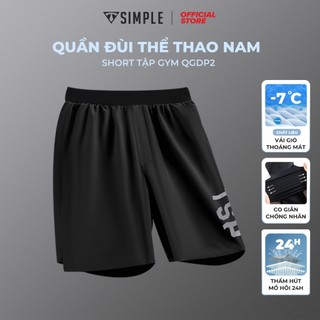Quần Đùi Nam TSIMPLE Short Thể Thao tập gym vải gió thoáng mát co giãn thoải mái vận động QGDP2