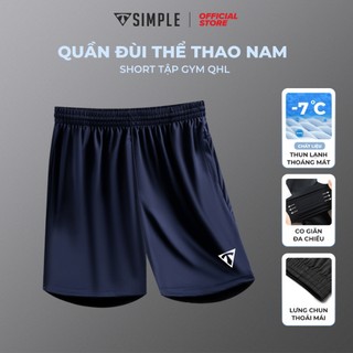 Quần Đùi Thể Thao Nam TSIMPLE vải thun lạnh cao cấp co giãn thoải mái vận động QHL