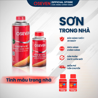 Tinh màu sơn gỗ trong nhà 100gram - màu gỗ nội thất cao cấp - Sơn gỗ OSEVEN