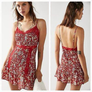 Đầm ren lụa free people